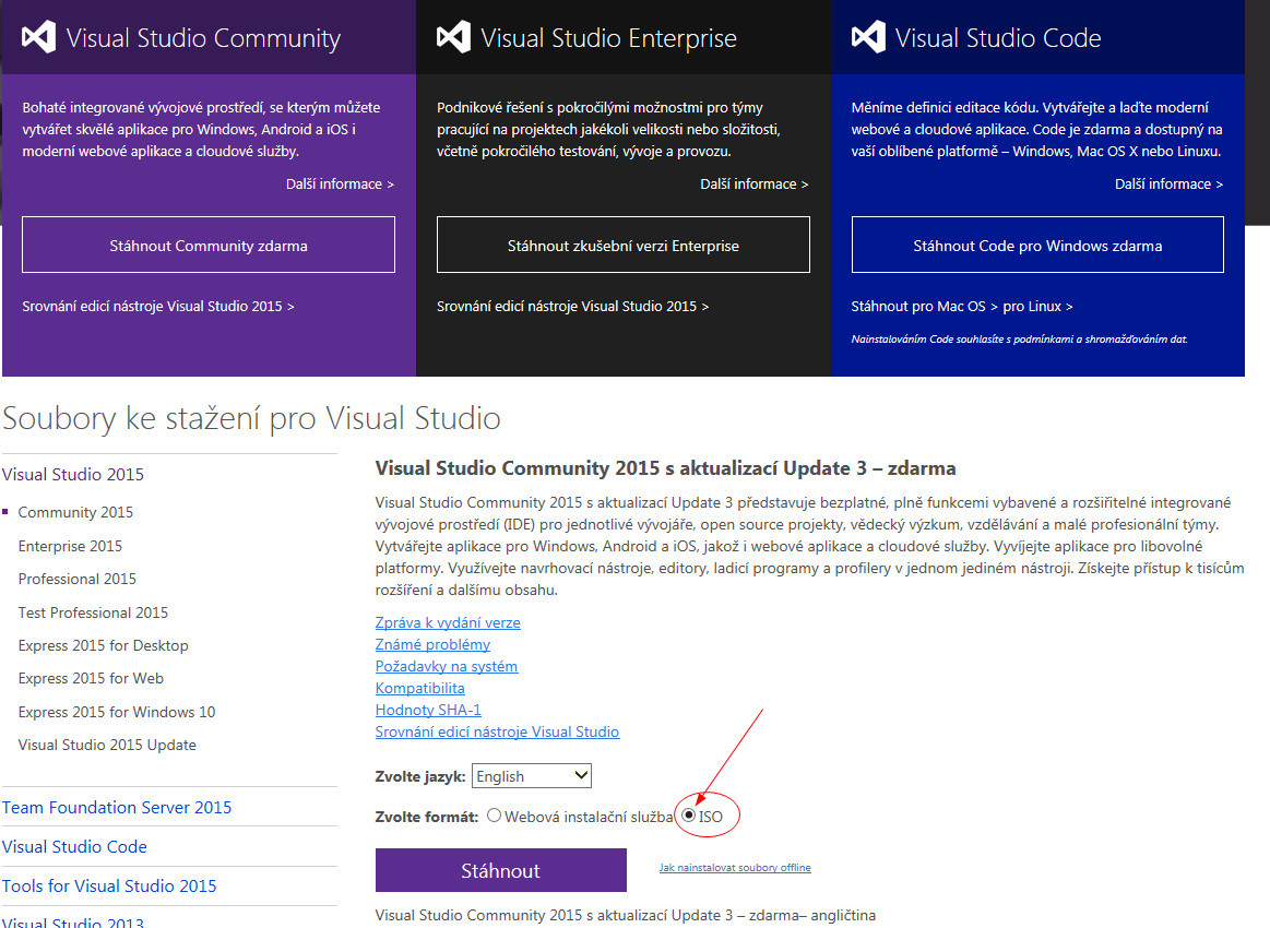 download difference visual studio community and professional